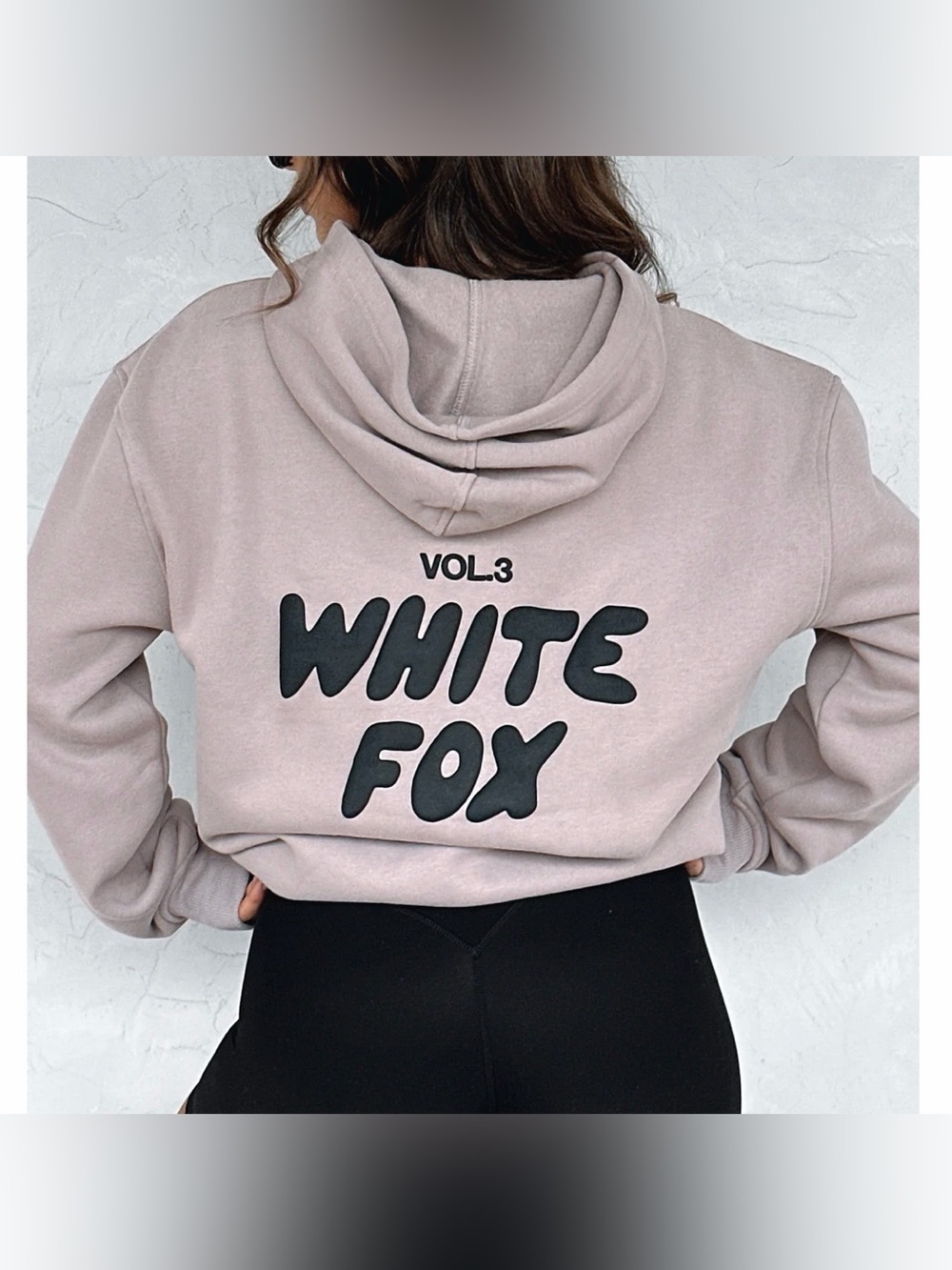 White Fox Offstage Hoodie Cinnamon Taupe Size L/XL - Picture 1 of 6